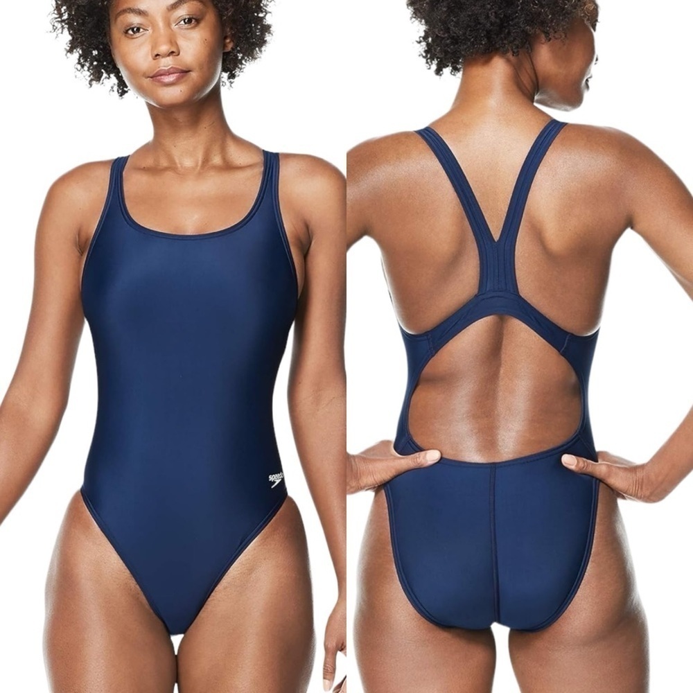 🌻NEW Speedo Competitive Blue1-Piece ProLT Super Pro Swimsuit Women Size 10/36